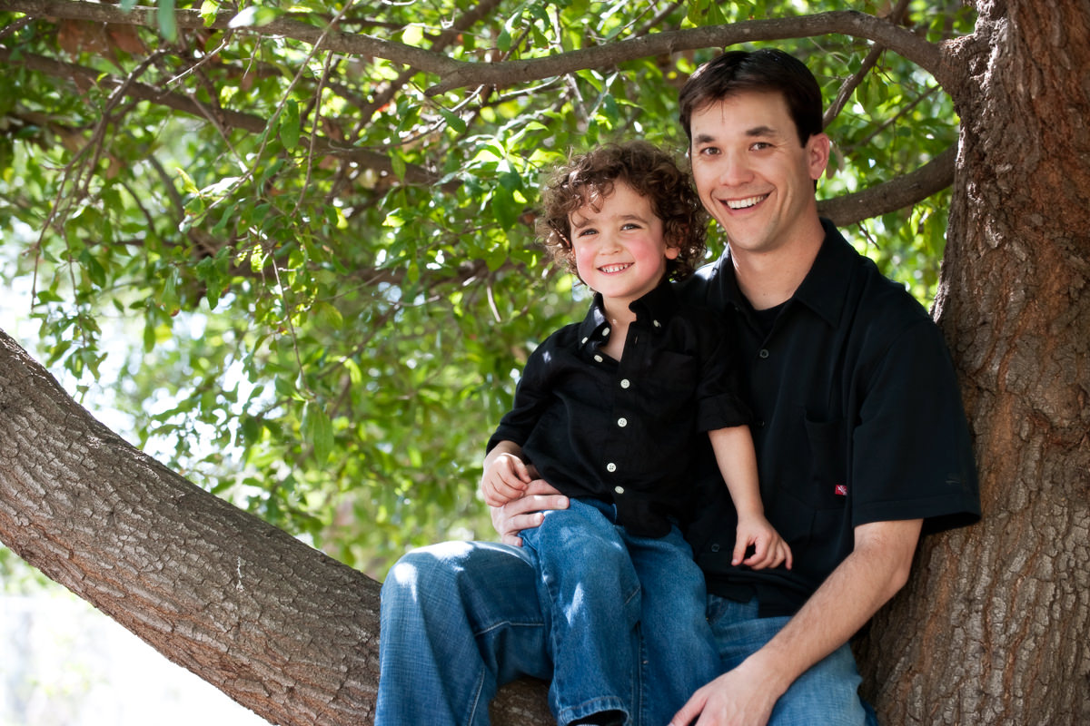 Uncle and nephew in San Diego.